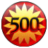 Active Player: 500 Matches played